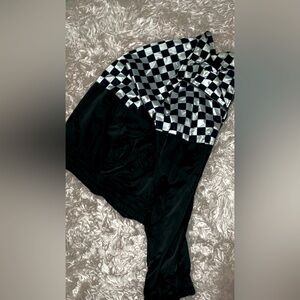 checkered, Black and white windbreaker!!